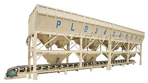 Aggregate bins of HZS 90 stationary concrte plant.jpg